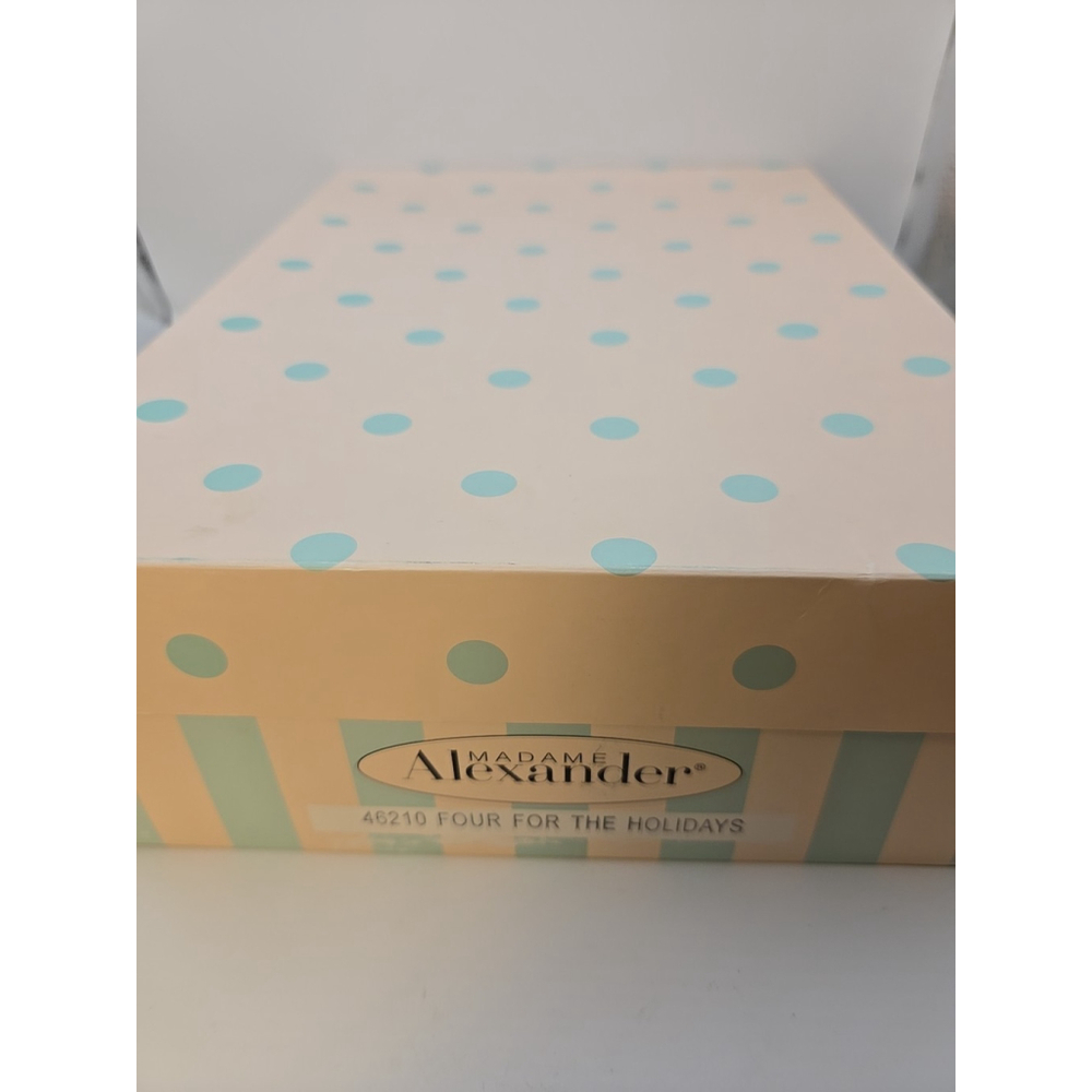 RARE NIB 2007 Madame Alexander FOUR FOR THE HOLIDAYS SET NRFB Org Box w/Tags - Picture 8 of 11